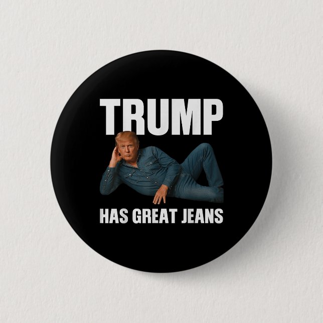 Trump har Underbart Jeans-sunt PM som säger _1 Knapp (Framsida)