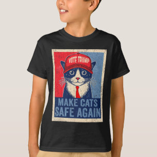 Trump Harris gör Pet Säkert igen Demokratiska repu T Shirt