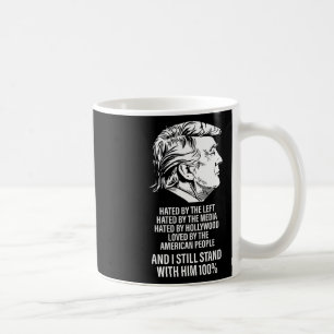 Trump hatad av vänstern hatad av media kaffemugg