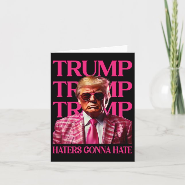 Trump Haters Gonna Hate Kort (Framsida)