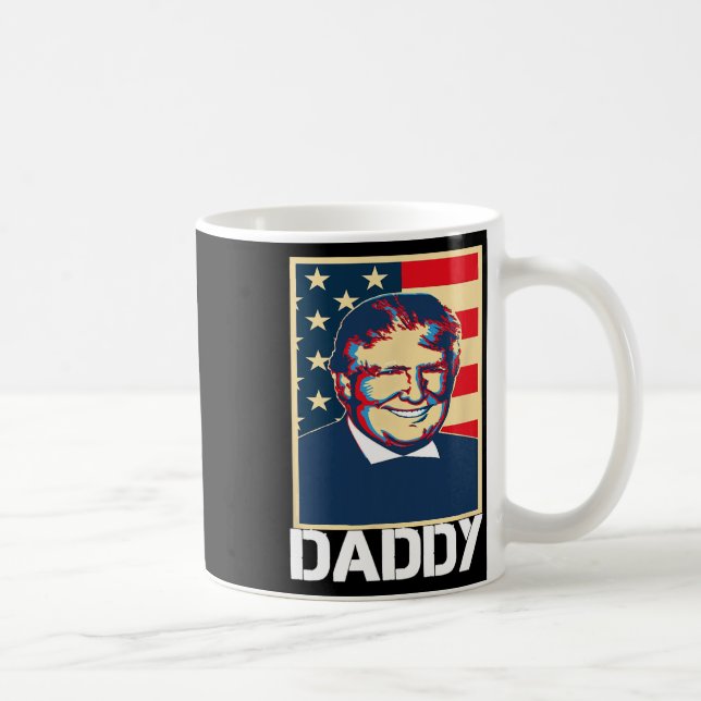 Trump Hawks Daddy  Kaffemugg (Höger)