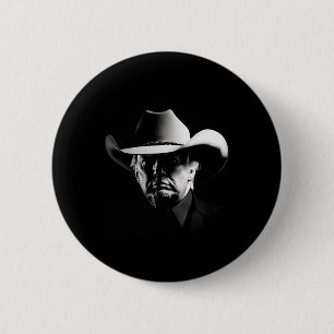 Trump Head Cowboy Usa 2024 Omröstningsresultat Us Knapp