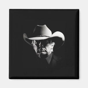 Trump Head Cowboy Usa 2024 Omröstningsresultat Us Magnet