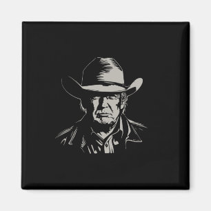 Trump Head Cowboy Usa 2024 Omröstningsresultat Us Magnet