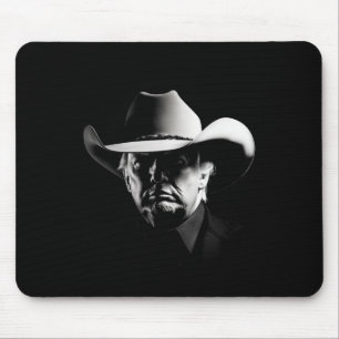 Trump Head Cowboy Usa 2024 Omröstningsresultat Us Musmatta