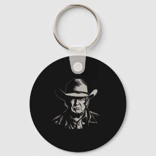 Trump Head Cowboy Usa 2024 Omröstningsresultat Us  Nyckelring