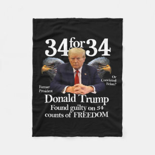 Trump hittade skuld på &# antal friheter fleecefilt