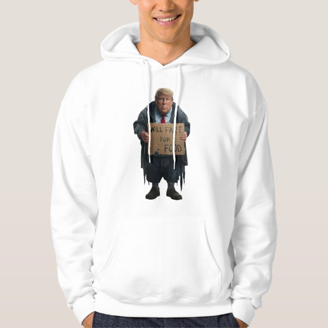 Trump Homeless Hoodie (Framsida)