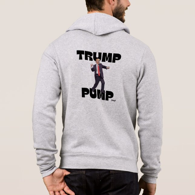 Trump Hoodie Designad av,Jevays T Shirt (Baksida)