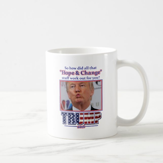 Trump-Hope-and-Change Kaffemugg (Höger)