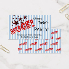 Trump HUGE Firande Party Drink Biljett Vouchers