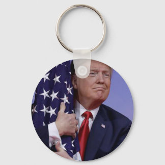 Trump Hugger, den amerikanska Flagga Nyckelring