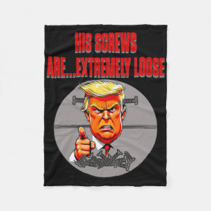 Trump humor skruvar löst ordsalad lögner ignorerar fleecefilt