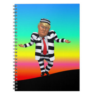 Trump i Bära av fängelser Anteckningsbok