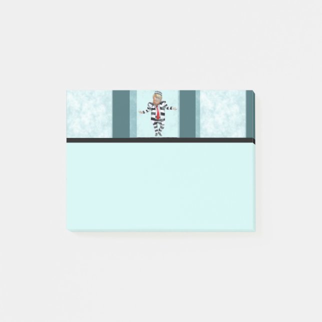 Trump i Bära av fängelser Post-it Block (Framsida)