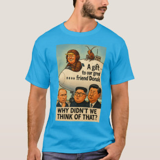 Trump i cockpit på flygplan som "lyfts" till USA. T Shirt