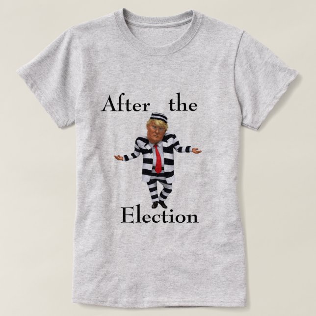 Trump i fängelset Bära T-Shirt (Design framsida)