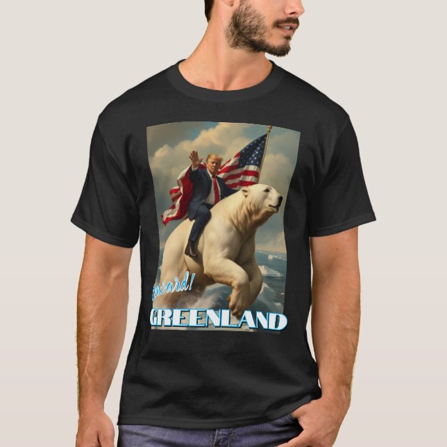 Trump i Grönland T Shirt (Framsida)
