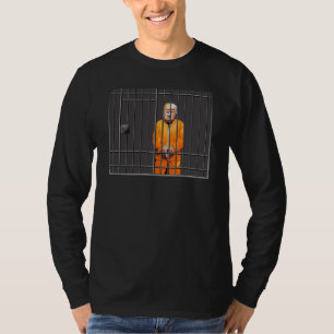 Trump i Jail Manar Basic Långärmad T-Shirt