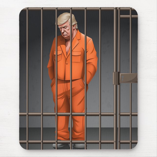 Trump i Jail Mouse Pad Musmatta (Framsidan)