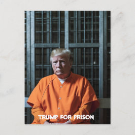 Trump i jail Postcard Trump för fängelser Vykort