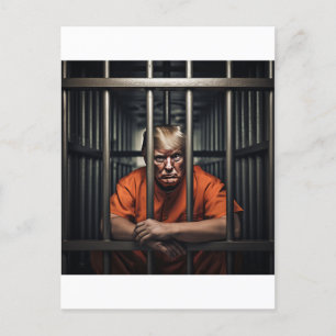 Trump i Jail Vykort