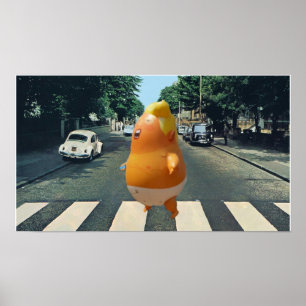 Trump i London Poster