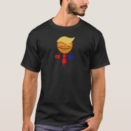 Trump i Smiley face-Red Tie: 45/47 T Shirt