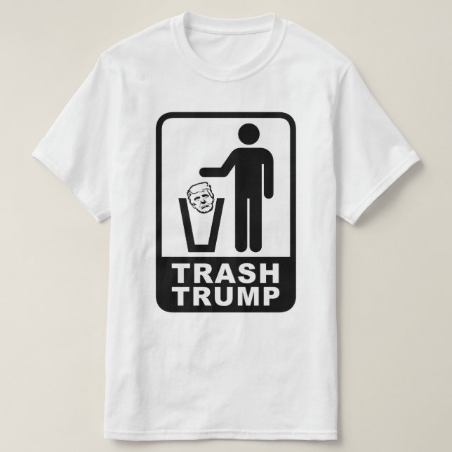 Trump i sopor t shirt (Design framsida)
