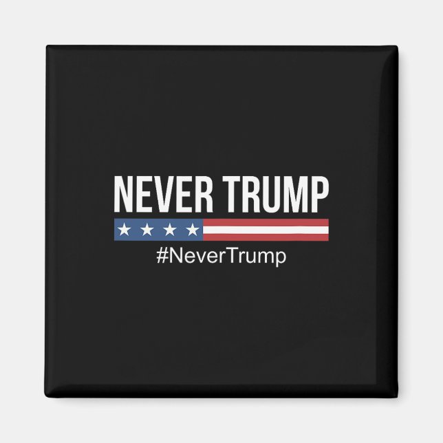 Trump - #icke-trump Anti Trump Magnet (Framsidan)