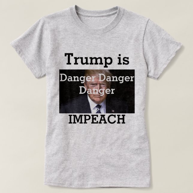 Trump Impeach T-Shirt (Design framsida)