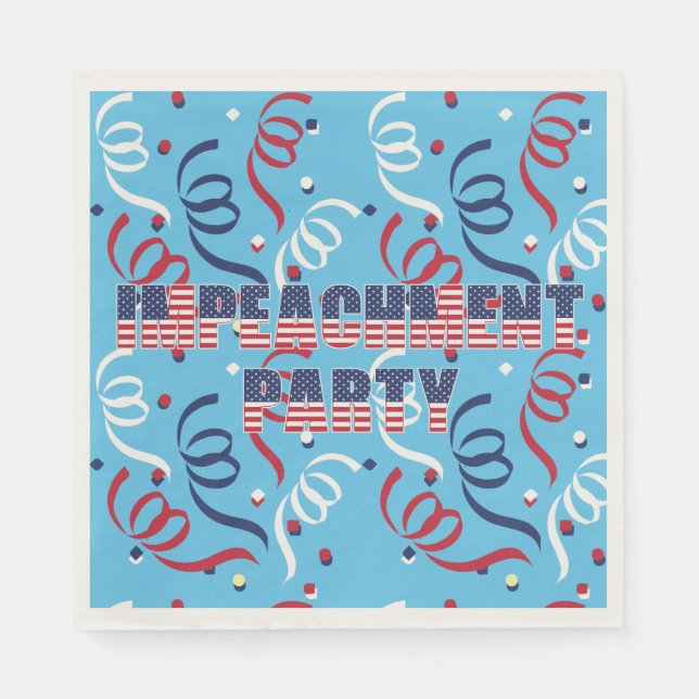 Trump Impeachment Party Pappersservett (Framsidan)