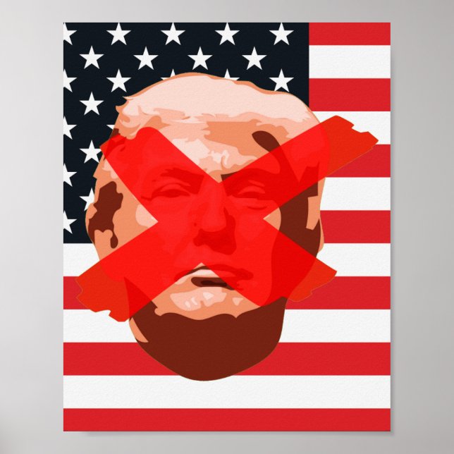 Trump Impeachment Party Poster (Framsidan)