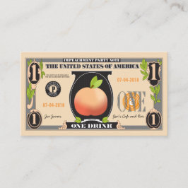 Trump Impeachment Party Promotional Coupon Rabattkort