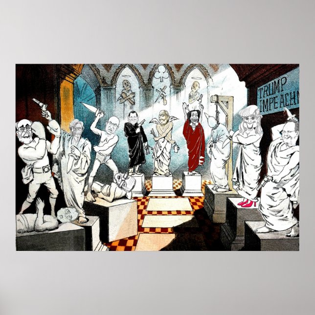 Trump Impeachment Trial Poster (Framsidan)