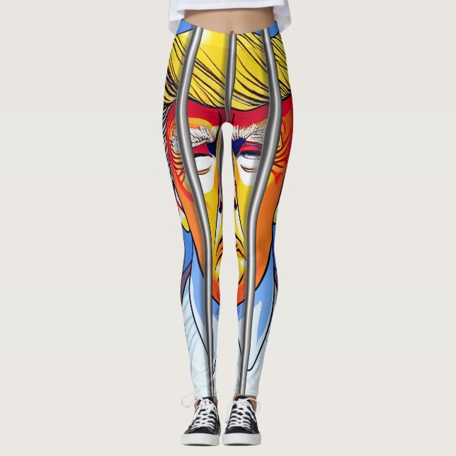 Trump in Jail All-over-Print Leggings (Framsida)