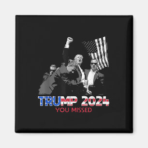 Trump Ination Bloody Ear Butler Trump Xou Misslyck Magnet