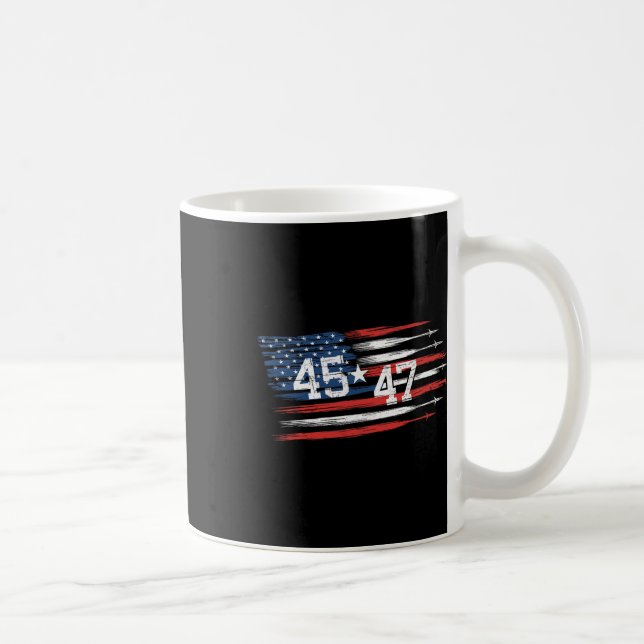 Trump Inauguration 45 47 Val Kaffemugg (Höger)