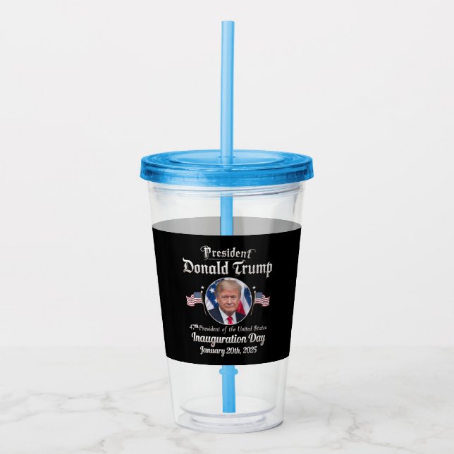 Trump Inauguration Day 2025 47:e USA:s president Take Away Mugg (Framsida)
