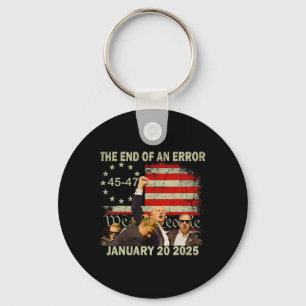 Trump Inauguration Day 2025 End of a Error Presid Nyckelring