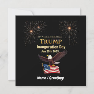 Trump Inauguration Day 2025 President Cutomizable Inbjudningar