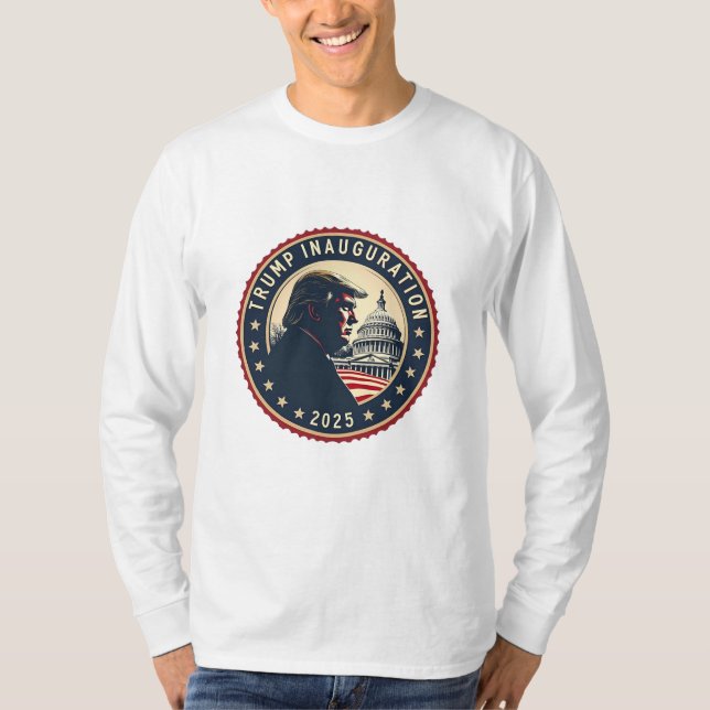Trump Inauguration Day 2025 Proud Maga T Shirt (Framsida)