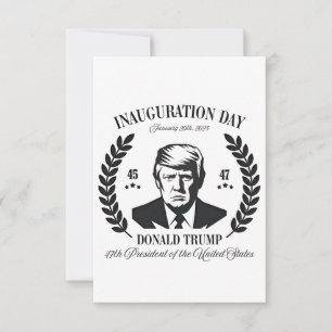 Trump Inauguration Day 2025 Proud Maga Tack Kort