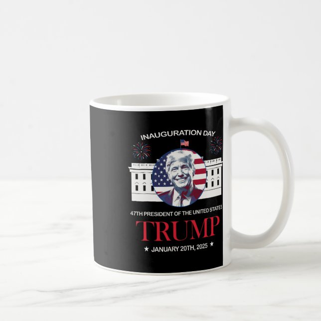 Trump Inauguration Day 2025 Trump 47 Trump Won Pre Kaffemugg (Höger)