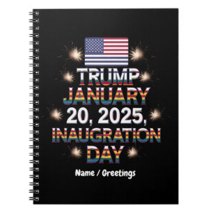 Trump Inauguration Day 20 januari 2025 Anteckningsbok