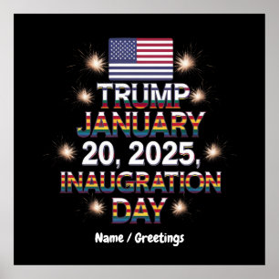 Trump Inauguration Day 20 januari 2025 Poster