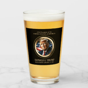 Trump Inauguration Day Collectors Beer Glaskopp