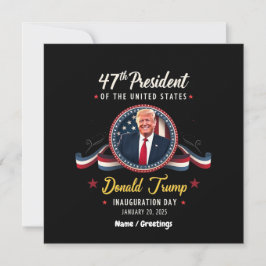 Trump Inauguration Jan 20:e, 2025 Firande Inbjudningar