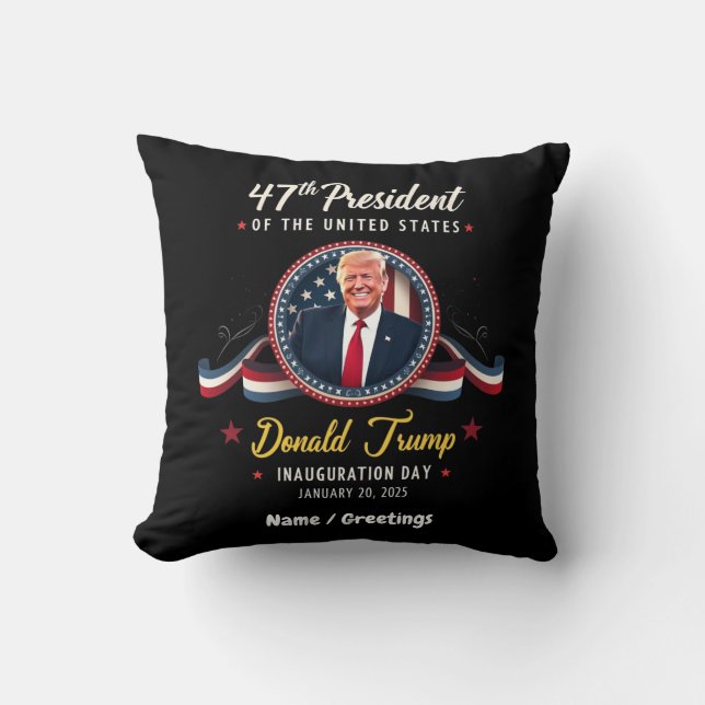 Trump Inauguration Jan 20:e, 2025 Firande Kudde (Framsida)