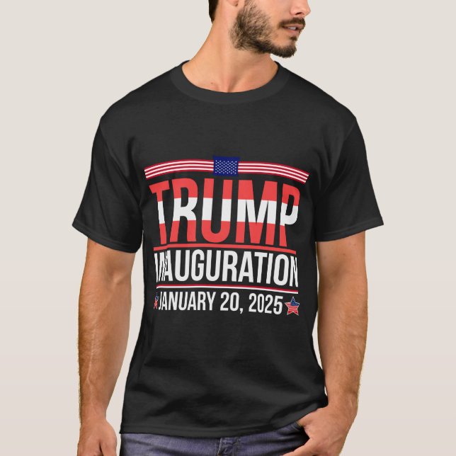 Trump Inauguration Manar Clothing Mode T Shirt (Framsida)